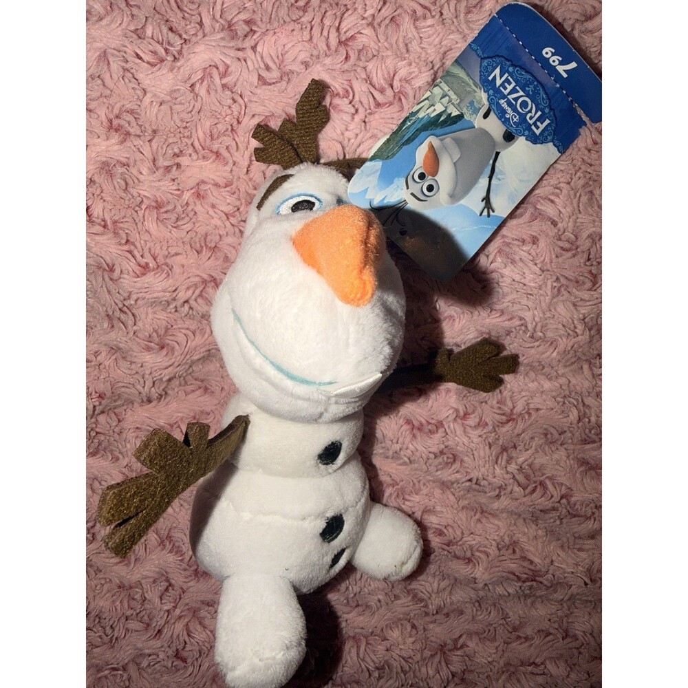 Small Plush Baby Olaf from Frozen Keychain Clip NWT Stuffed